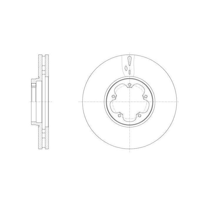 Тормозной диск REMSA 61565.10