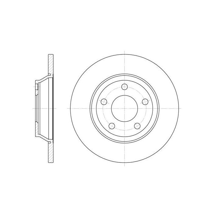 Тормозной диск REMSA 6472.00
