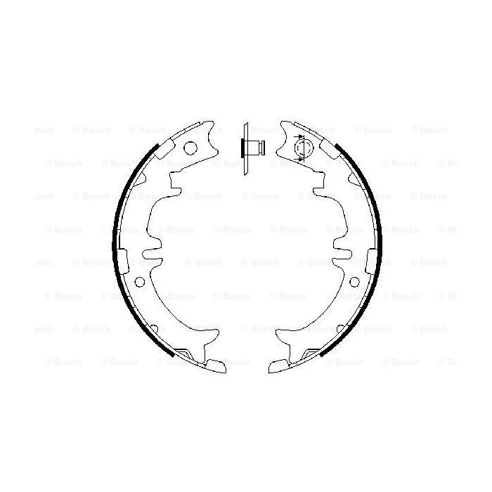 Гальмівні колодки Bosch 0 986 487 615 зображення 5