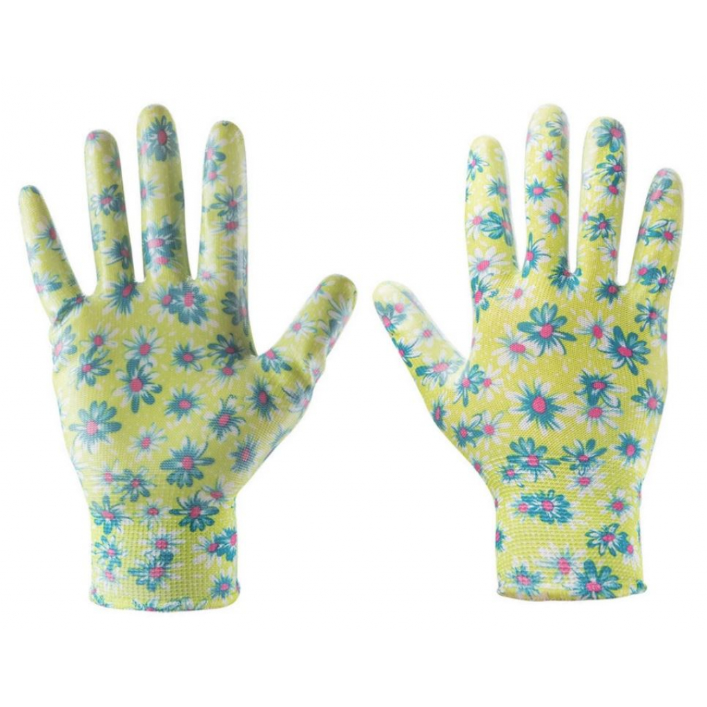 Захисні рукавиці Verto нітрилові покриттям, р. 7 (97H140)