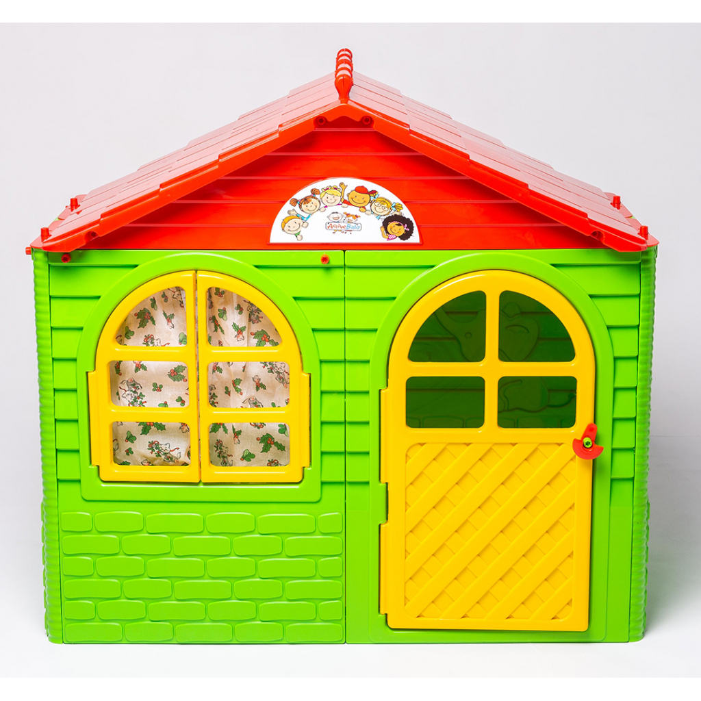 Ігровий будиночок Active Baby зелено-червоний (01-01550/0301) зображення 2