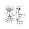 Инсталляция Grohe Rapid SL комплект 4в1, клавиша Arena Cosmopolitan (38929000) изображение 2