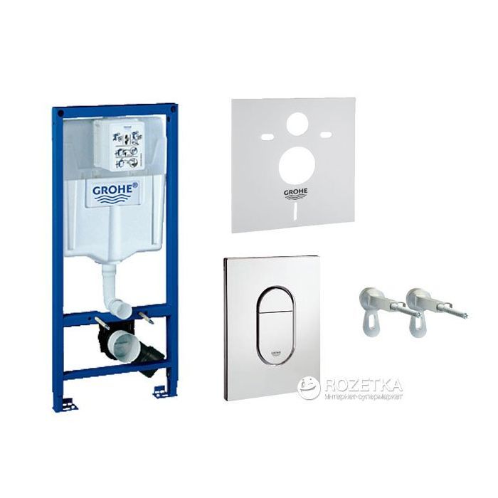 Инсталляция Grohe Rapid SL комплект 4в1, клавиша Arena Cosmopolitan (38929000) изображение 3