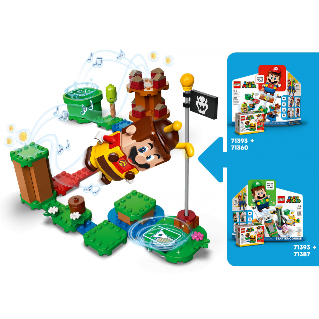 Конструктор LEGO Super Mario Набор усилений Марио-пчела 13 деталей (71393) изображение 5
