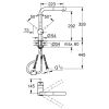Смеситель Grohe VENTO OHM L PULL ХРОМ (30436000) изображение 3