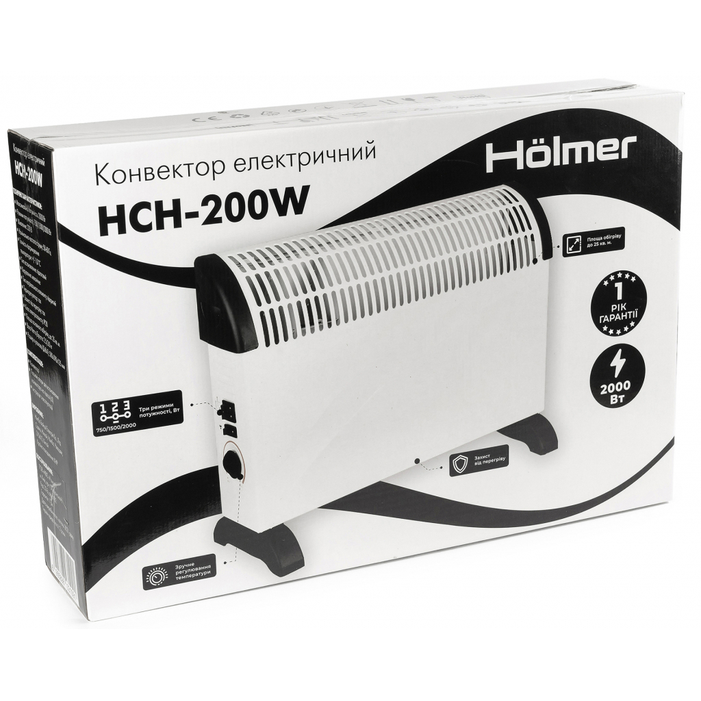 Обігрівач Hölmer HCH-200W зображення 4