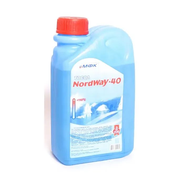 Тосол МФК "NordWay -40" (-25C) ПЕТ кан. 1,4кг (43285)