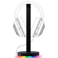 Підставка для гарнітури Razer Base Station V2 Chroma Mercury (RC21-01510300-R3M1) зображення 6
