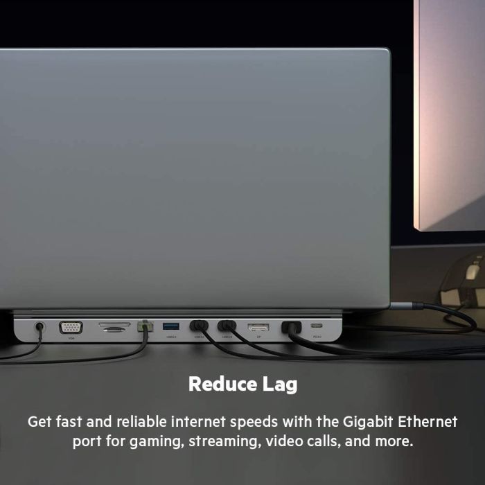 Концентратор Belkin USB-C 11-in-1 Multiport Dock (INC004BTSGY) изображение 3