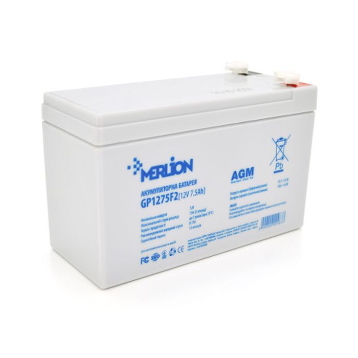 Батарея к ИБП Merlion 12V-7.5Ah (GP1275F2)