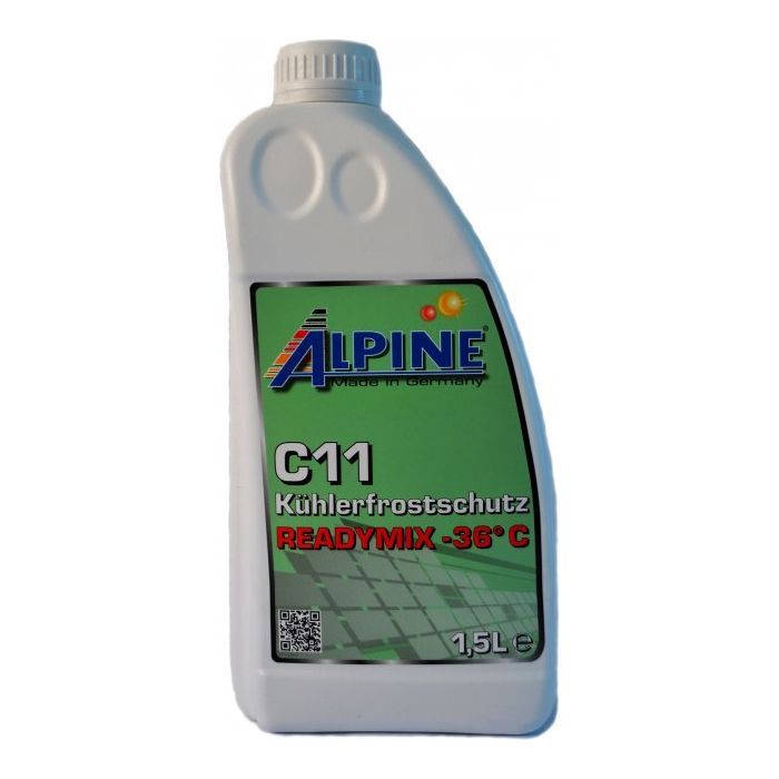 Антифриз Alpine C11 -36C зелен. 1,5л (1,7кг.) (RM 1145G-15)