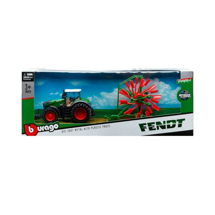 Спецтехника Bburago Трактор Fendt 1050 Vario 10 см (18-31665) изображение 2