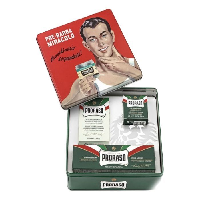 Набор косметики Proraso Тонизирующая свежесть с экстрактом эвкалипта и ментолом (8004395003594)