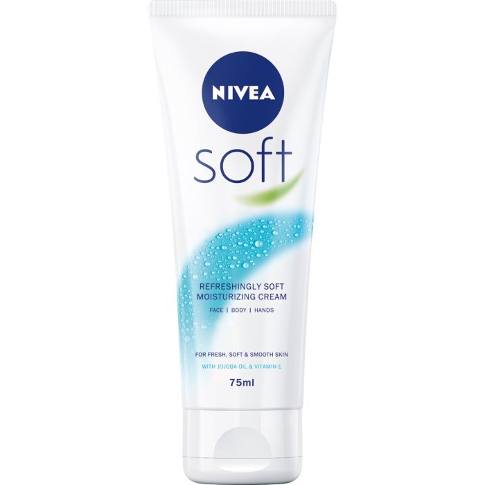 Крем для обличчя Nivea Soft Освіжаючий зволожувальний Для обличчя, рук та тіла 200 мл (4005900008411/5025970022574/4006000009568)