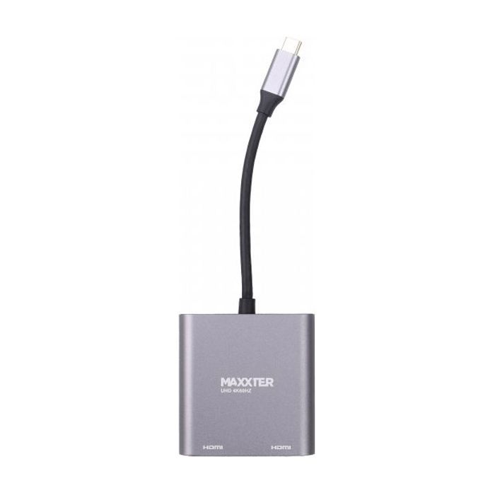 Переходник Maxxter USB-C to 2 HDMI 2 display (V-CM-2HDMI) изображение 2