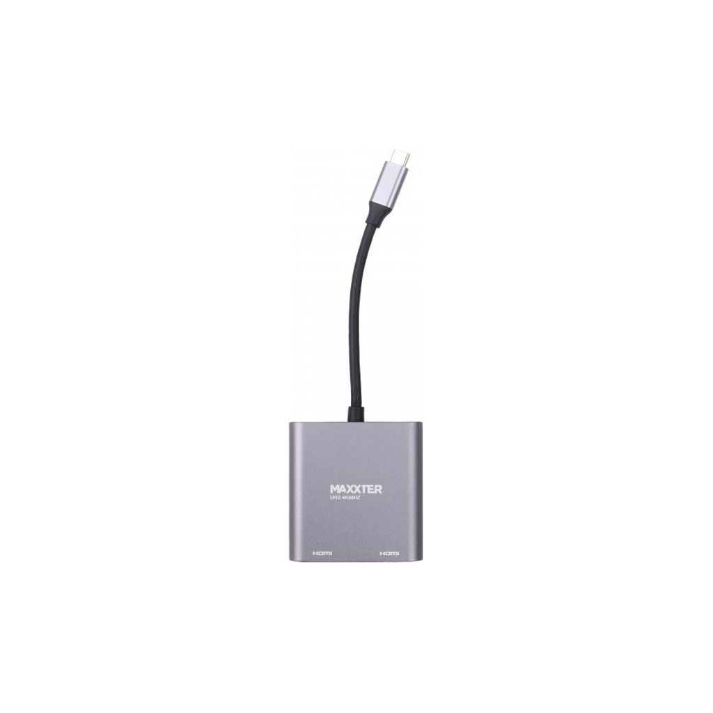 Перехідник Maxxter USB-C to 2 HDMI 2 display (V-CM-2HDMI) зображення 2