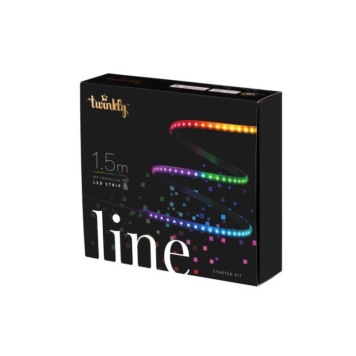 Гирлянда Twinkly Smart LED Line RGB 100, подсветка, Gen II, IP20, 1,5м (TWL100STW-BEU) изображение 2