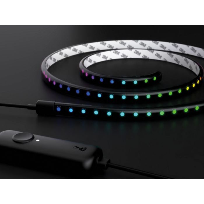Гирлянда Twinkly Smart LED Line RGB 100, подсветка, Gen II, IP20, 1,5м (TWL100STW-BEU) изображение 3