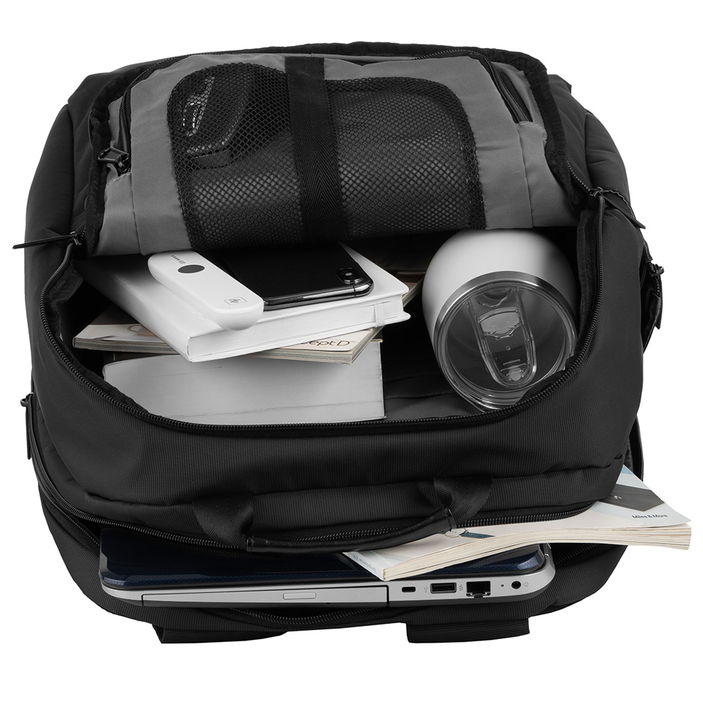 Рюкзак для ноутбука 2E 17" BPN6017 City Traveler, black (2E-BPN6017BK) изображение 12