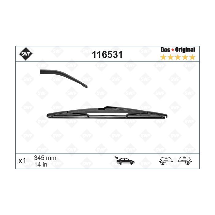 Щетка стеклоочистителя SWF 116531