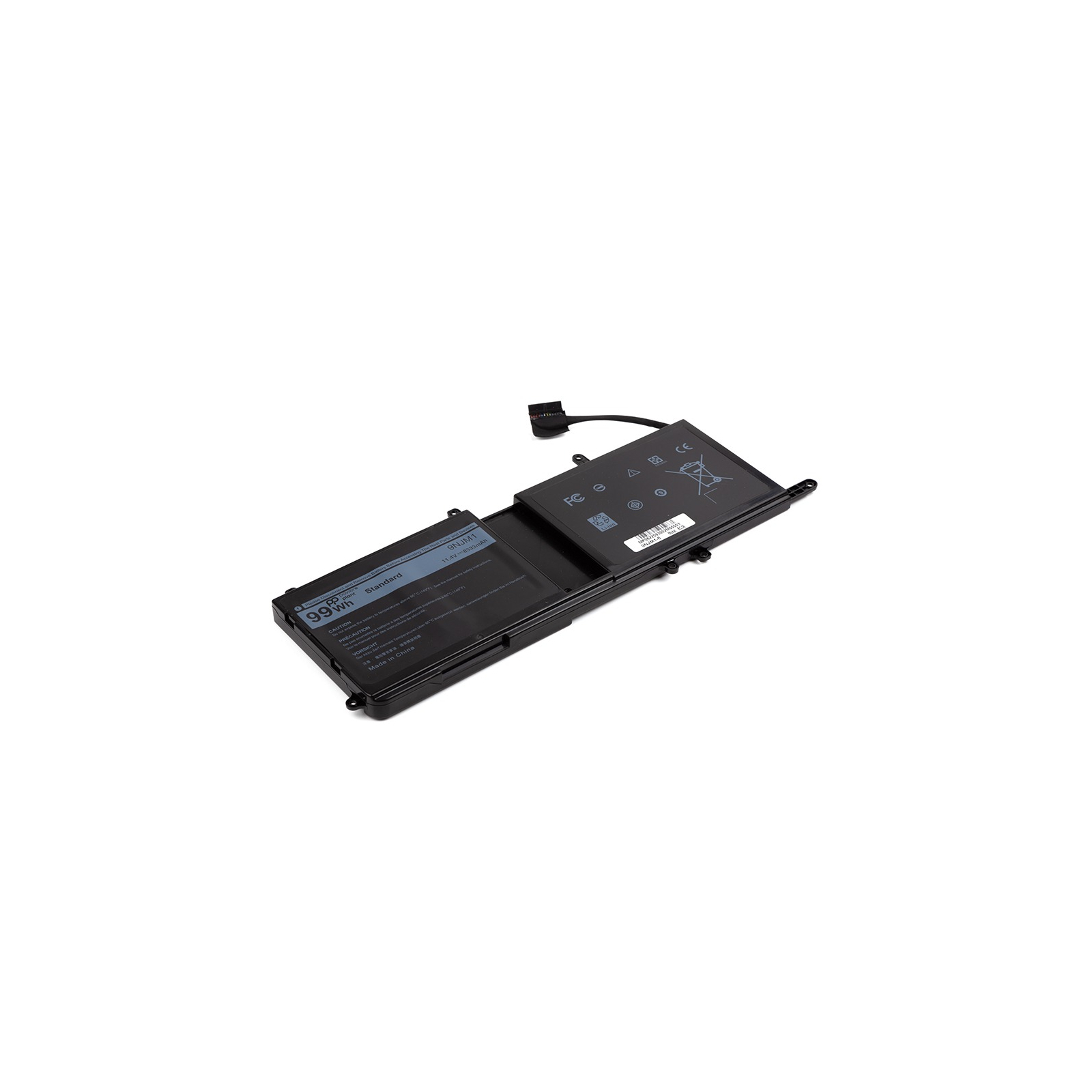 Акумулятор до ноутбука PowerPlant Dell Alienware 15 R3 (9NJM1) 11.4V 8333mAh (NB530007) зображення 2