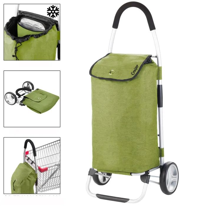 Сумка-тележка ShoppingCruiser Foldable 45 л Green (930021) изображение 2