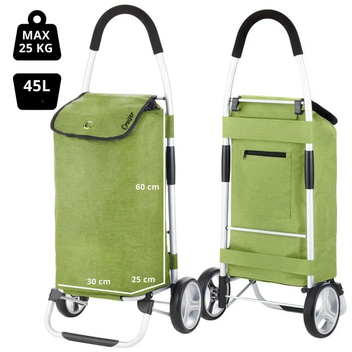 Сумка-тележка ShoppingCruiser Foldable 45 л Green (930021) изображение 4