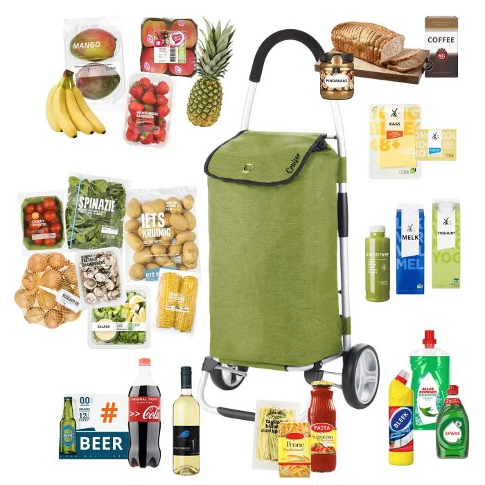 Сумка-тележка ShoppingCruiser Foldable 45 л Green (930021) изображение 8