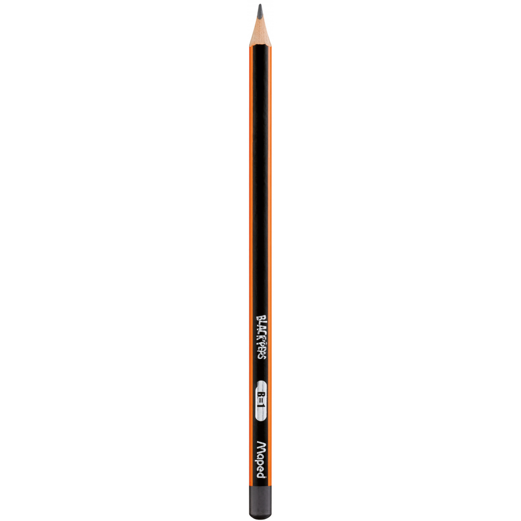 Олівець графітний Maped BLACK PEPS, H, без ластика (MP.850025)
