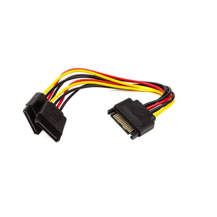 Кабель живлення SATA to 2xSATA 0.15m PowerPlant (CA913169)