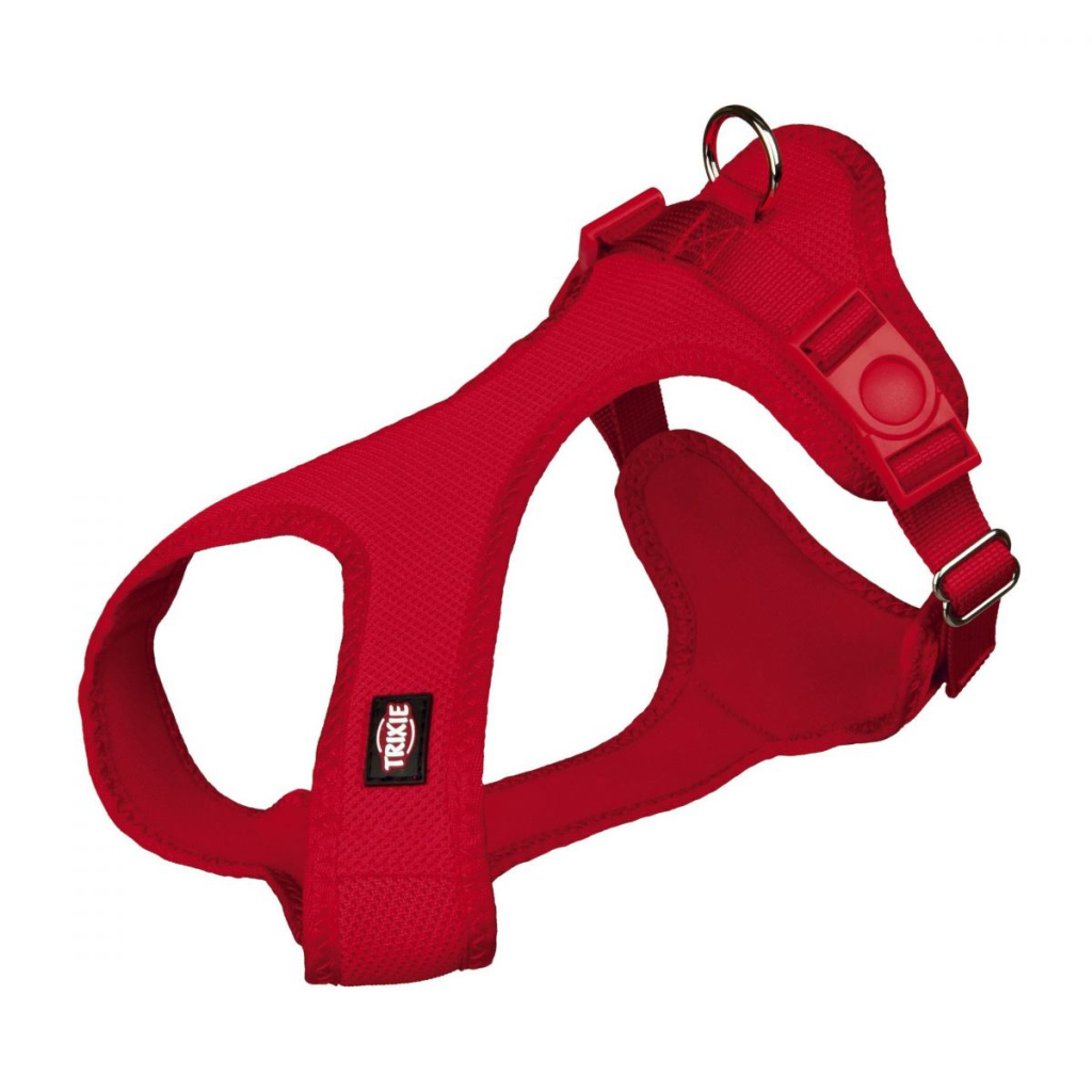 Шлей для собак Trixie Soft нейлоновая S-M 35-60 см/20 мм красная (4047974162835)
