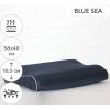 Подушка MirSon ортопедична 6006 Noble stripe Blue sea 58х40х10.5 (2200003260946) зображення 2