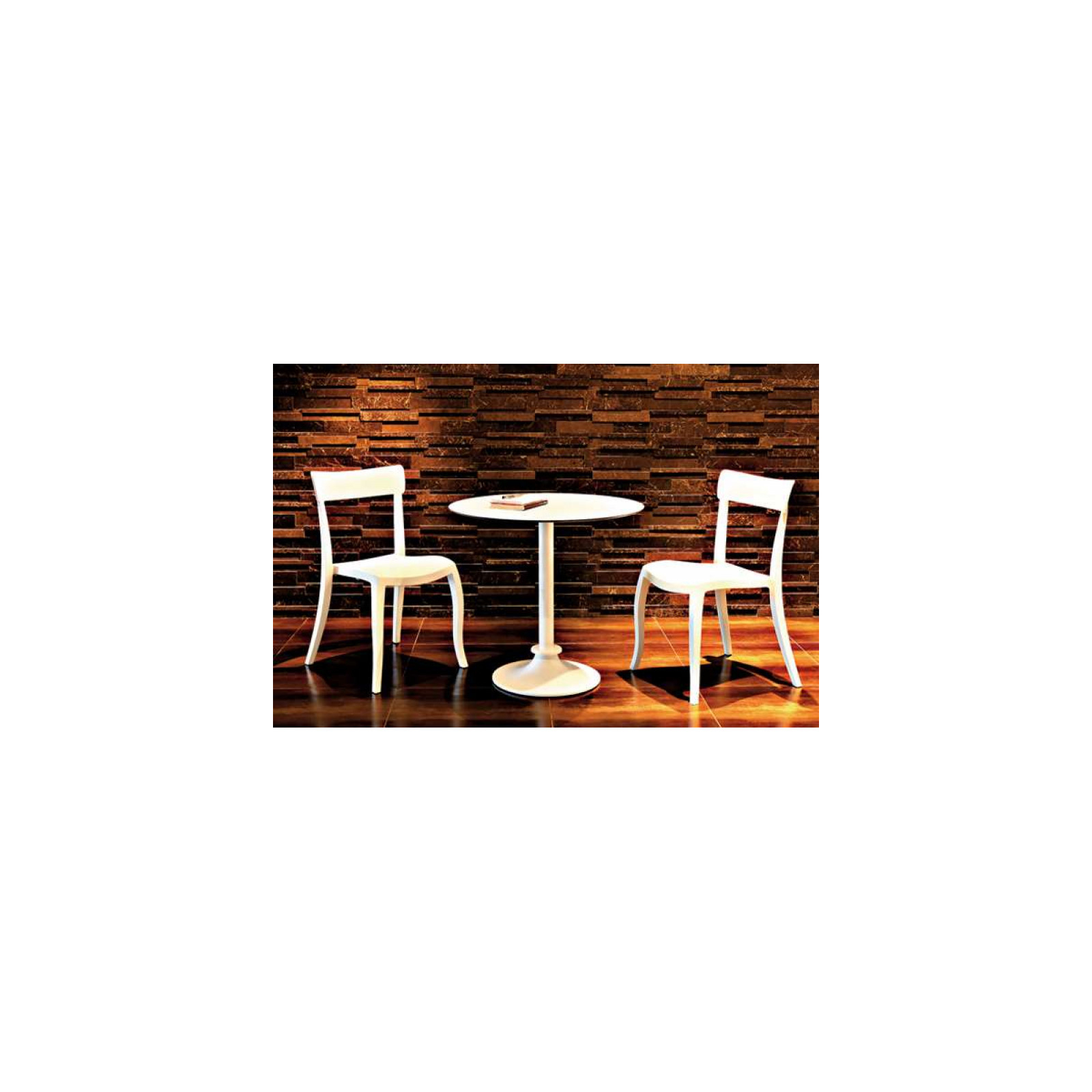 Кухонный стул PAPATYA hera-s сиденье беж, верх прозрачно-чистый (2239) изображение 4