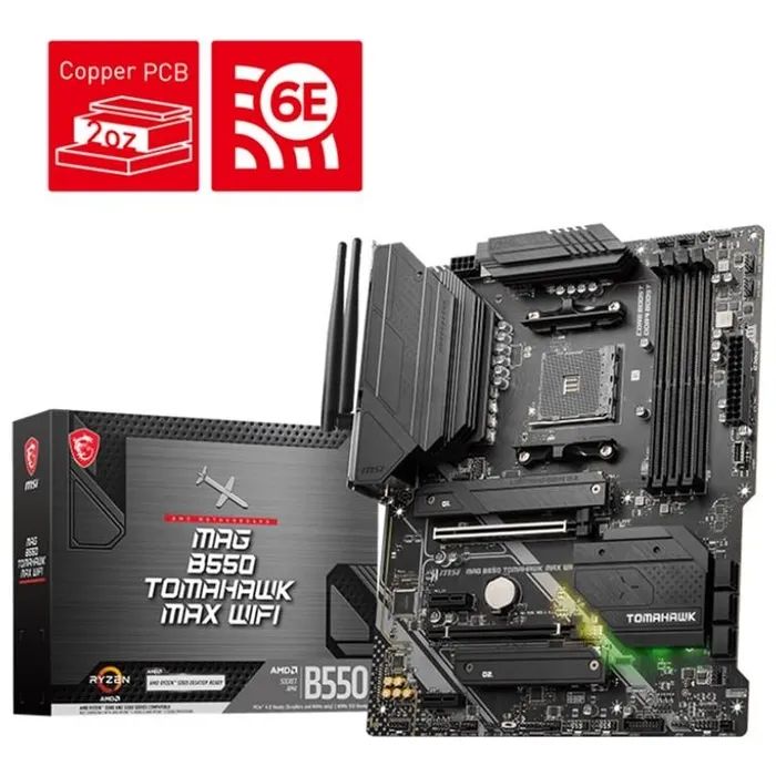 Материнская плата MSI MAG B550 TOMAHAWK MAX WIFI изображение 2