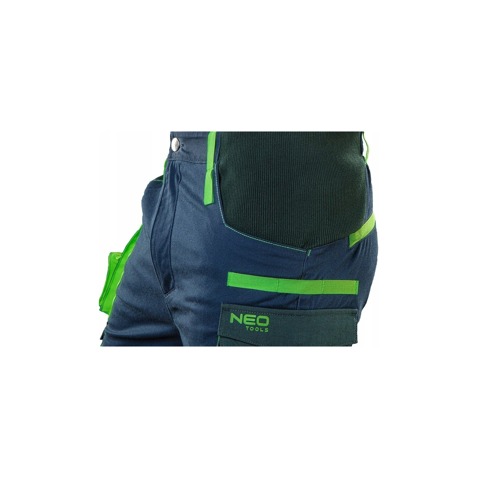 Штаны рабочие Neo Tools Premium, размер XXL(58), 270 г/м2, эластан с усиленной тканью (81-226-XXXL) изображение 4