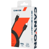 Дата кабель USB-C to USB-C 1.2m 100W 20V/ 5A black Canyon (CNS-USBC9B) изображение 5