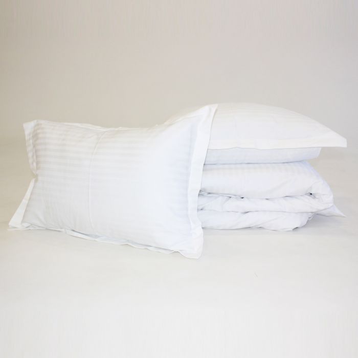 Постільна білизна MirSon Satin Stripe 30-0001 White 160х220 Сімейний (2200005245712) зображення 10