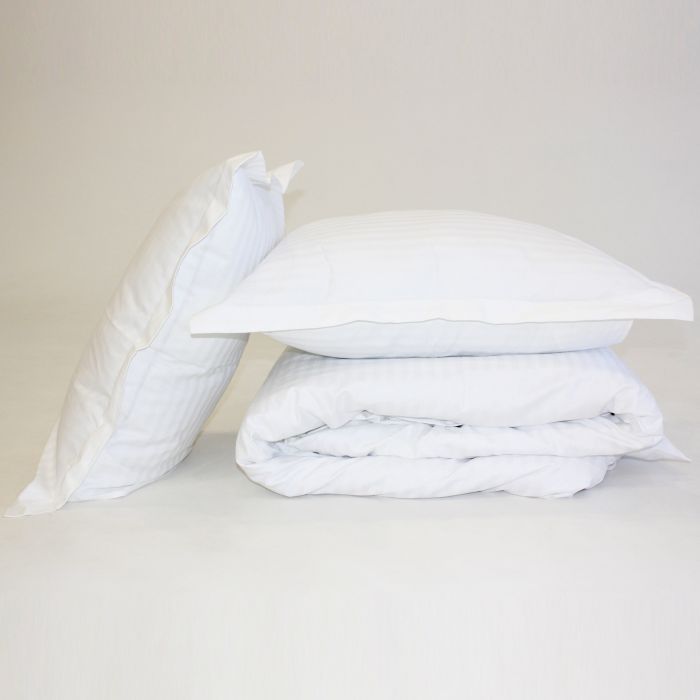Постільна білизна MirSon Satin Stripe 30-0001 White 160х220 Сімейний (2200005245712) зображення 11
