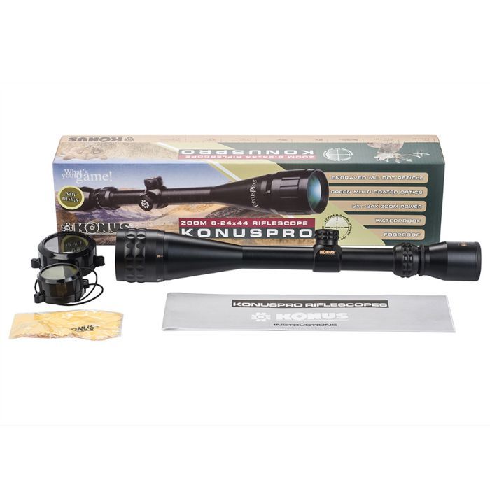 Оптичний приціл Konus KonusPro 6-24x44 MIL-DOT AO (7259) зображення 4