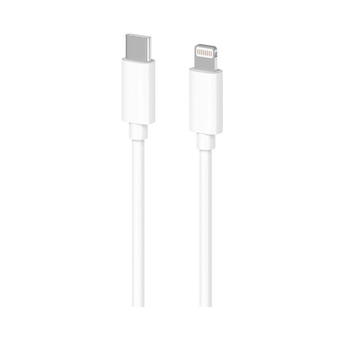 Дата кабель USB-C to Lightning 1.0m Glow white 2E (2E-CCCL-WH)