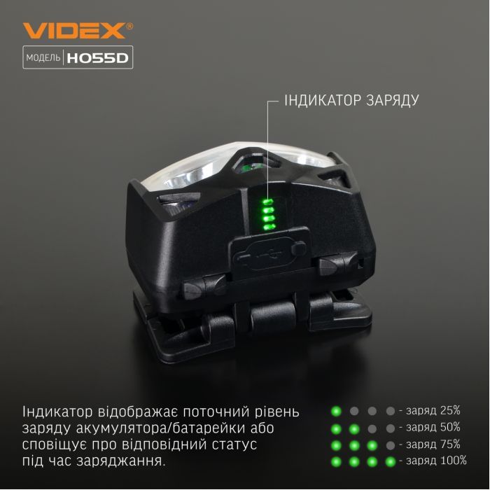 Ліхтар Videx VLF-H055D 500Lm 5000K (VLF-H055D) зображення 7