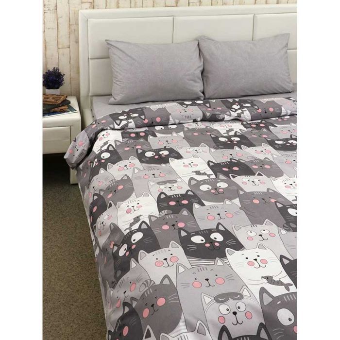 Постельное белье Руно Бязь Grey Cat полуторный (677.114Б_Grey Cat) изображение 3