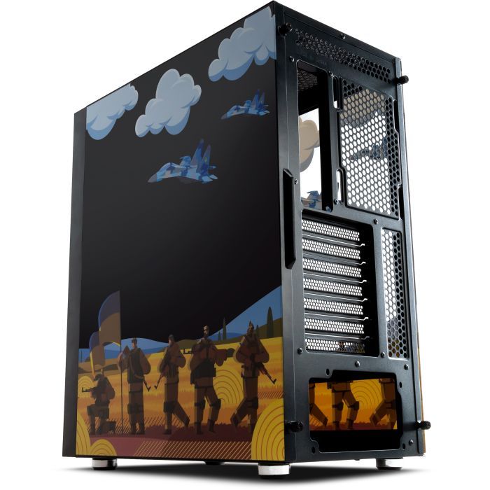 Корпус Vinga Pillar Black Freedom soldiers (01230011782) изображение 6