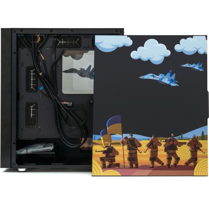Корпус Vinga Pillar Black Freedom soldiers (01230011782) изображение 7
