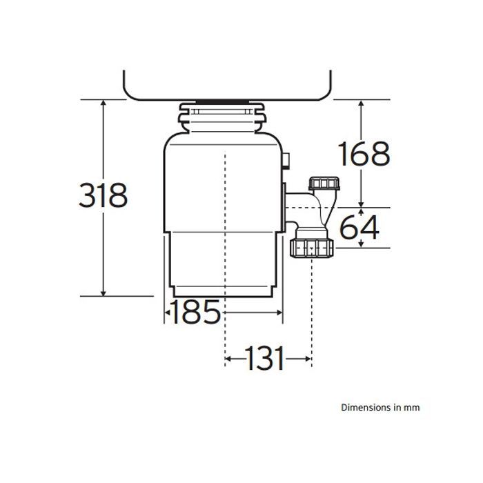Подрібнювач харчових відходів In-Sink-Erator Model 66 зображення 5