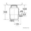 Подрібнювач харчових відходів In-Sink-Erator Model 66 зображення 5