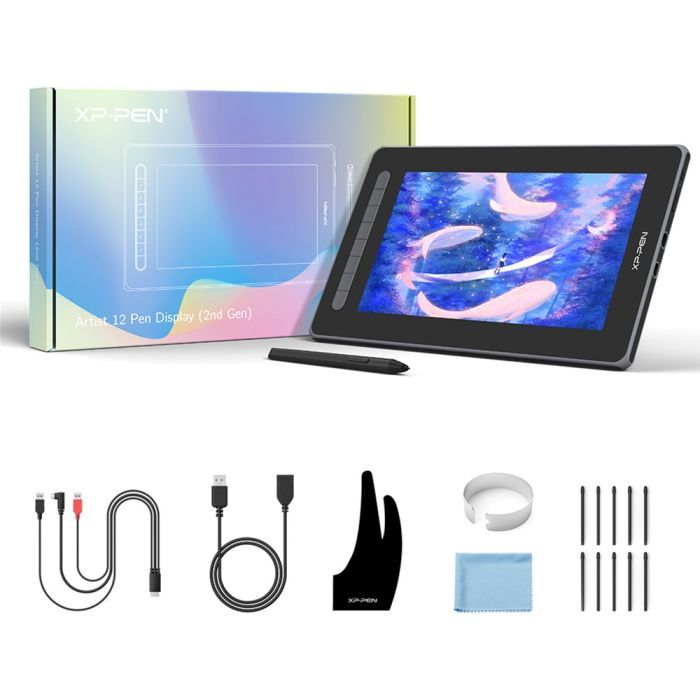 Планшет-монитор XP-Pen Artist 12 Pen Display (2nd Generation) Black (JPCD120FH_BK) изображение 3