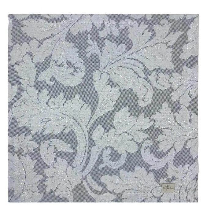Салфетка на стол Прованс Сияние Серое серебро 40х40 см (4823093436091)