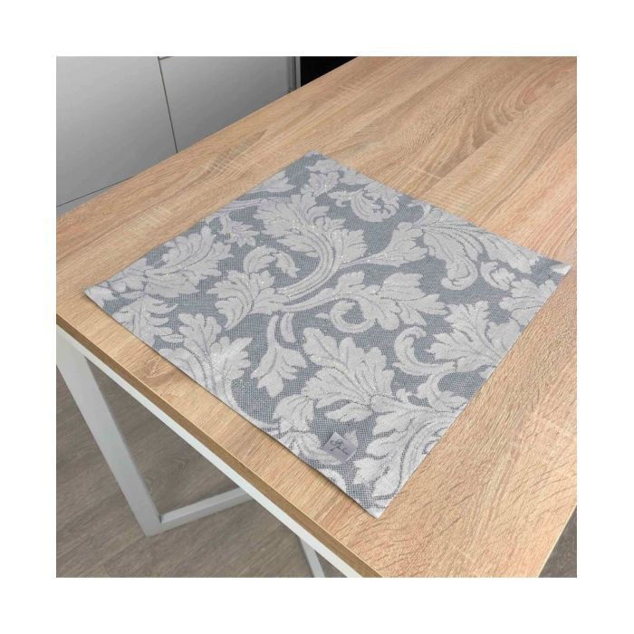 Салфетка на стол Прованс Сияние Серое серебро 40х40 см (4823093436091) изображение 2
