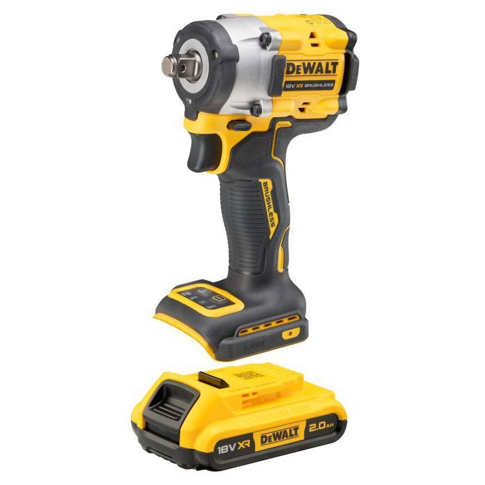 Гайковерт DeWALT 18 В XR Li-lon,406 Нм, 2 Ah, 2 АКБ, ЗП, TSTAK (DCF921D2T) зображення 3